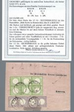 DR Mi 1 (4) + 23a 6er-Block einmal mit PF XIII, FA Krug BPP, ME 6.200