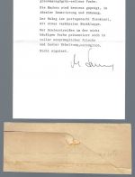 DR Mi 2b 3er-Streifen, MeF mit K2 Loetzenn-Gumbinnen (Rußland) FA BPP