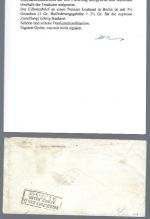 DR Mi 3+5 MiF mit Ra2 Leipzig (Sachsen Nachverwendung) FA Krug BPP