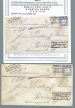 DR Mi 5 EF mit Ra3 Berlin Post Ecxp. 5 (Preußen) mit FA Krug BPP