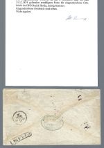 DR Mi 5 EF mit Ra3 Berlin Post Ecxp. 5 (Preußen) mit FA Krug BPP