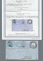 DR/Frankreich MiF mit Hufeisenst. Saargemünd n. Paris, FA Sommer BPP