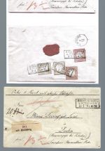 DR Mi 6 (2), 19, 21 mit Ra3 Hirschberg-Schlesien, FA Krug BPP