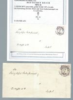 DR Mi 16 EF Dienst-Ortsbrief mit K1 T&T Nachverwendung, FA Krug BPP