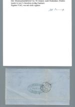 DR Mi 16, 18 Auslandsbrief MiF Hamburg n. Rotterdam, FA Krug BPP