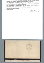 DR Mi 16 (3er-Str.) Trauerbrief MeF mit NDP K1 Bremen, FA Krug BPP