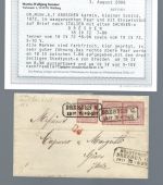 DR Mi 4 (3) einmal Paar, meF mit Ra2/Ra3 Dresden, Befund Sommer BPP