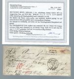 DR Mi 6 Paar MeF/Paketbegleitbrief Berlin-Allenstein Befund Krug BPP