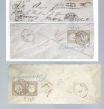 DR Mi 6 Paar MeF/Paketbegleitbrief Berlin-Allenstein Befund Krug BPP