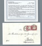 DR Mi 19 (2) mit Hufeisenst. Königsberg Preussen n. Berlin, Befund BPP