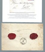 DR Wertbrief seltene Frankatur MiF Brustschild/Krone Adler, Befund BPP