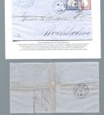 DR Mi 19, 20 Auslandsbrief MiF nach Schweden, Befund Krug BPP