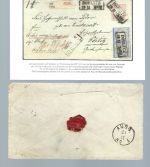 DR U05AII+Mi 20 Paar, Paketbegleitbrief Doelitz n. Görlitz, Befund BPP