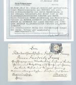 DR Mi 20 EF Regierungssache aus Rostock n. Schwerin, Befund Sommer BPP