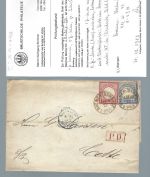 DR Mi 19, 20 X MiF mit K1 Bremen BHF n. Cette (FR), Befund Sommer BPP