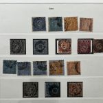 Baden, Sammlung ca. 1851-68, meist gestempelt, ME ca. 4.000€