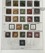 Württemberg, Sammlung ca. 1851-1920, meist gestempelt, ME ca. 20.000€
