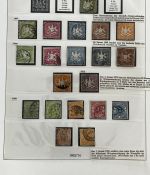 Württemberg, Sammlung ca. 1851-1920, meist gestempelt, ME ca. 20.000€