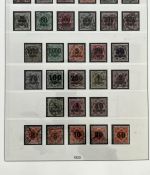 Württemberg, Sammlung ca. 1851-1920, meist gestempelt, ME ca. 20.000€