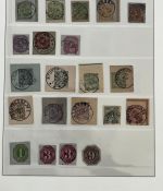 Württemberg, Sammlung ca. 1851-1920, meist gestempelt, ME ca. 20.000€