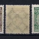 DR Mi 338-343 **, mit 338 b gepr. Peschl, ME 185€