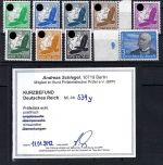 DR Mi 529-539 Y ** (ohne 530, 538), teils gepr. / KB BPP, ME 968€