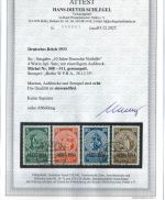 DR 1933, Mi 508-511 ° einwandfrei, FFA 2025 Schlegel BPP, ME 2.000€