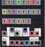 DR Dienst Mi 99-177 ** komplett, Weimar bis 3. Reich, ME 680€