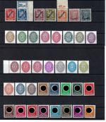 DR Dienst Mi 99-177 ** komplett, Weimar bis 3. Reich, ME 680€