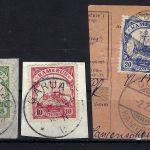 Kamerun Mi 21-23 ° je auf Briefsstück, Mi 23 gepr. G. Bühler, ME 154€