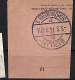 Kamerun Mi 21-23 ° je auf Briefsstück, Mi 23 gepr. G. Bühler, ME 154€
