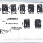 Saargebiet Mi 135-41, Borek Brief, echt befördert, Attest Hoffmann BPP