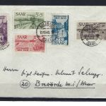Saar Hochwasserhilfe, Mi 255-259 FDC, Fotoattest Ney, ME 1.200€