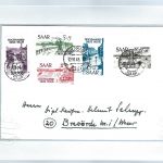 Saar Hochwasserhilfe, Mi 255-259 FDC, Fotoattest Ney, ME 1.200€