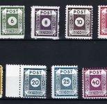 Ost Sachsen Mi 42 - 50 **/* (46+48 **, Rest *), alles BPP geprüft