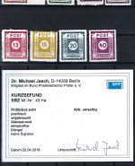 Ost Sachsen Mi 42-50 H ** (ohne 49), Mi 43 KB Dr. Jasch BPP, ME 2.100€