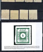 Ost Sachsen Mi 42-50 H ** (ohne 49), Mi 43 KB Dr. Jasch BPP, ME 2.100€