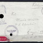 Feldpost Afrika-Korps mit Palmenstempel, FP Nummer 39203 Front Heimat