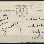 Die 4 Siegermächte, Franzö. Souvenirkarte zur Befreiung Deutschlands