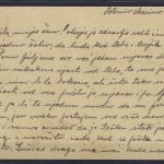 Postkarte Interniertenlager Istonio Marina Italien 1943 nach Spalato