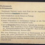 Funkmitteilung Festung Dünkirchen 1944,Oberkommando der Kriegsmarine