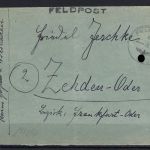 Marine Feldpostbrief St. Nazaire, FP M08682, Jeschke Korrespondenz