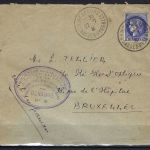 Kriegsgefangenenbrief KZ-Heftlinge Basses-Pyrenee 1941 nach Brüssel