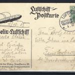 Zeppelinpost Sieger Nr. 4, Ovalstempel "Landung Viktoria Luise 1913"