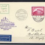 Zeppelinpost Schwabenfahrt 1931, Friedrichshafen n. Bad Salzelmen