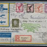 Zeppelinpost 2. Südamerikafahrt 1933 Düsseldorf n .Chile Concepcion