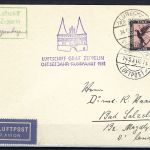 Zeppelinpost Ostsee-Rundfahrt 1931, Lübeck>Kopenhagen>Bad Salzelmen