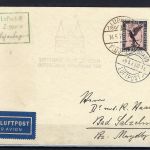 Zeppelinpost Ostsee-Rundfahrt 1931, Lübeck>Kopenhagen>Bad Salzelmen