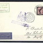 Zeppelinpost Ostsee-Rundfahrt 1931, Berlin>Kopenhagen>Bad Salzelmen