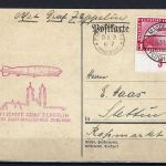 Zeppelinpost Fahrt nach Magdeburg Juni 1931